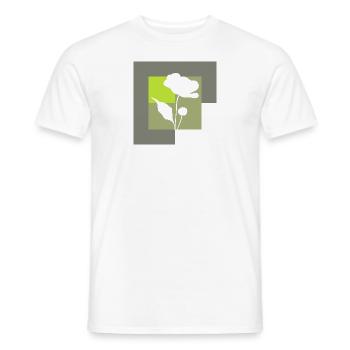 Fleuriste Arrosage Fleuristerie - T-shirt homme - blanc - Devant - AI Model Male 178 dark (178cm)