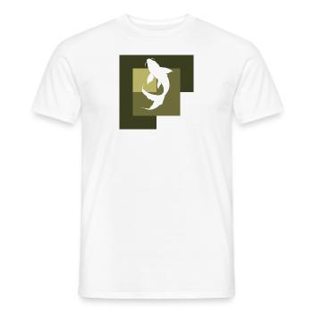 Koi Fisch Fischen - Männer T-Shirt - Weiß - Vorne - AI Model Male 178 dark (178cm)