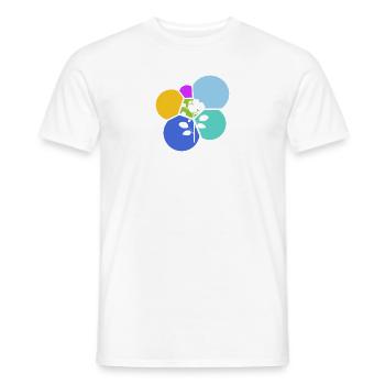 Fleuriste, Horticulture, Fleuristerie - T-shirt homme - blanc - Devant - AI Model Male 178 dark (178cm)