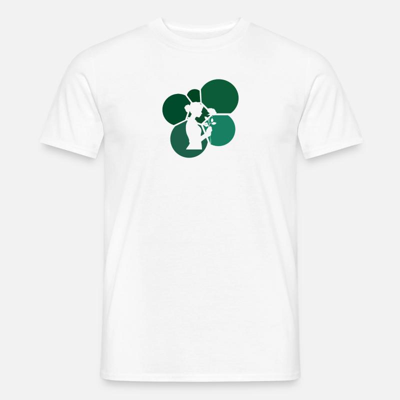 Florist Botanisch - Männer T-Shirt - Weiß