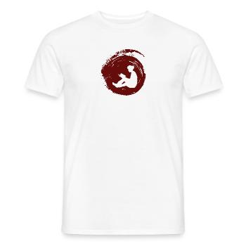 Bookworm Écriture de livres - T-shirt homme - blanc - Devant - AI Model Male 178 dark (178cm)