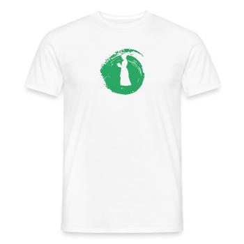 Bookworm Novel Literature - Men's T-Shirt - white - Front - AI Model Male 178 dark (178cm)