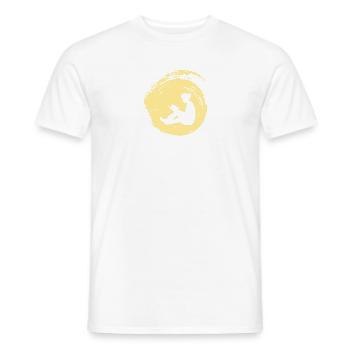Buch Bildung - Männer T-Shirt - Weiß - Vorne - AI Model Male 178 dark (178cm)