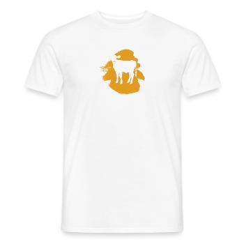 Vegan Veganerin - Männer T-Shirt - Weiß - Vorne - AI Model Male 178 dark (178cm)