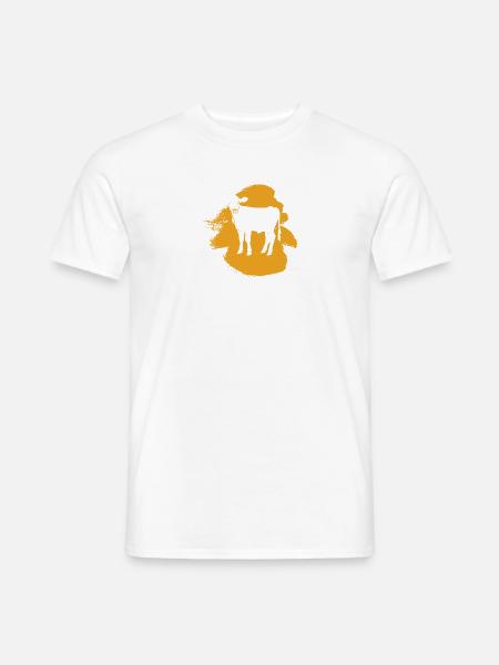 Vegan Veganerin - Männer T-Shirt - Weiß