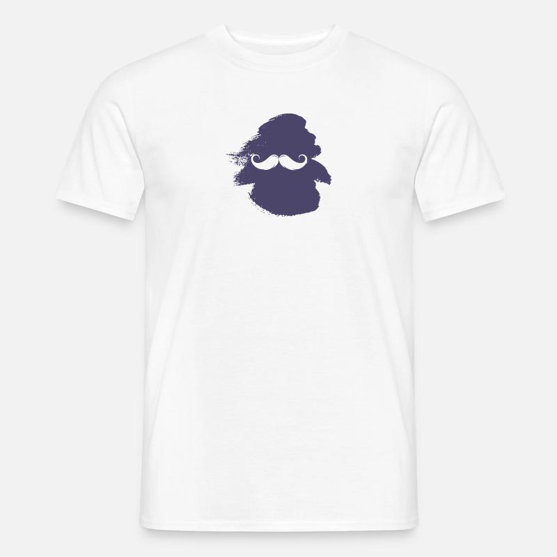 Bart Sir November - Männer T-Shirt - Weiß
