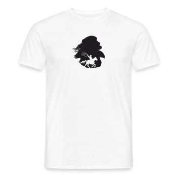 Cowboy Ranch Lasso - Men's T-Shirt - white - Front - AI Model Male 178 dark (178cm)