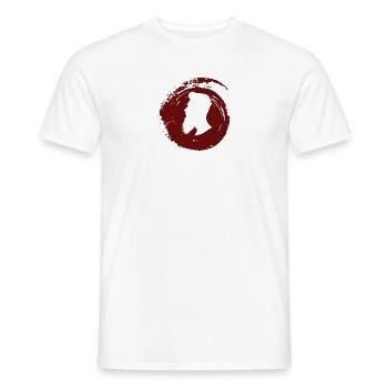 Beard Hipster Mustache - Men's T-Shirt - white - Front - AI Model Male 178 dark (178cm)
