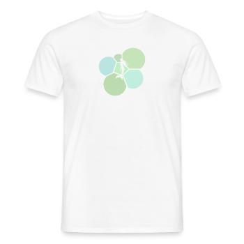 Lamantin Sirène Neptune - T-shirt homme - blanc - Devant - AI Model Male 178 dark (178cm)
