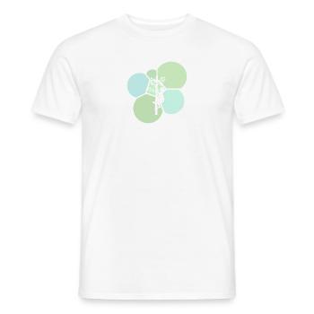 Climbing monkey - Men's T-Shirt - white - Front - AI Model Male 178 dark (178cm)