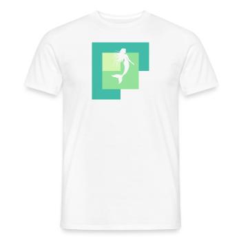 Fabelwesen Aquarium - Männer T-Shirt - Weiß - Vorne - AI Model Male 178 dark (178cm)