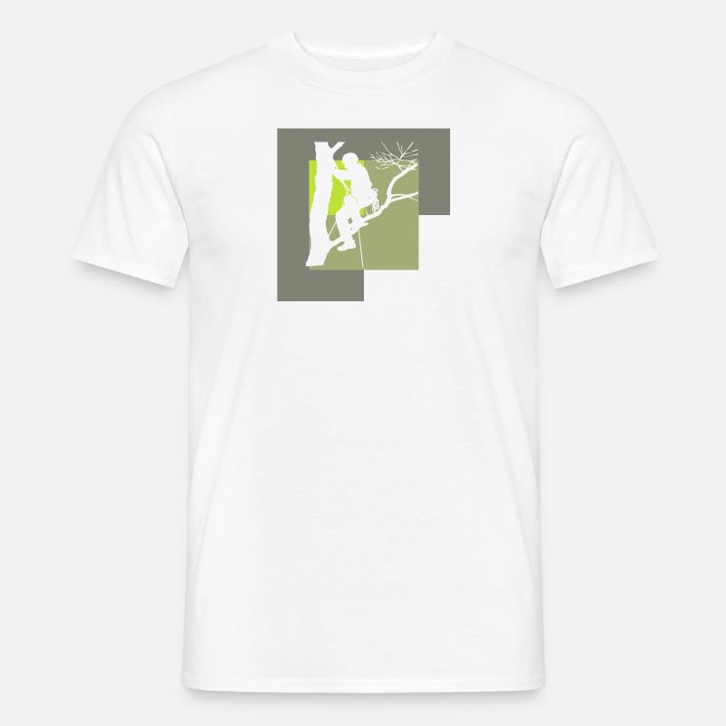 Climbing Monkey Tree Climbing - Men's T-Shirt - white