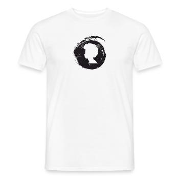 Groove Afro 70s - Men's T-Shirt - white - Front - AI Model Male 178 dark (178cm)