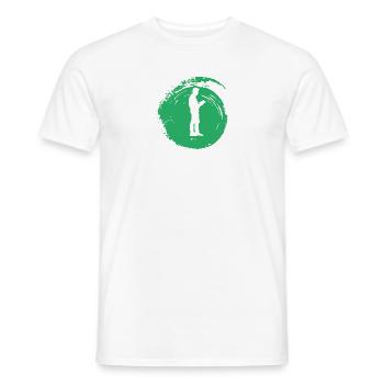 Bookworm Roman Writing - Men's T-Shirt - white - Front - AI Model Male 178 dark (178cm)