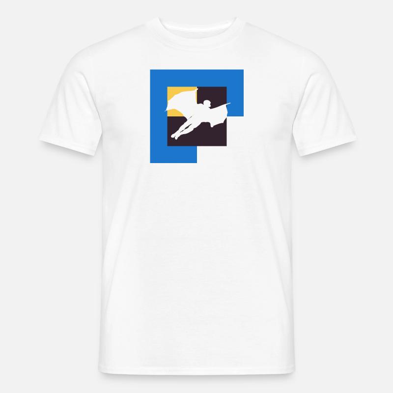 Wingsuit Base Jumping - Männer T-Shirt - Weiß