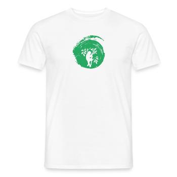 Sommeil paresseux Se détendre - T-shirt homme - blanc - Devant - AI Model Male 178 dark (178cm)