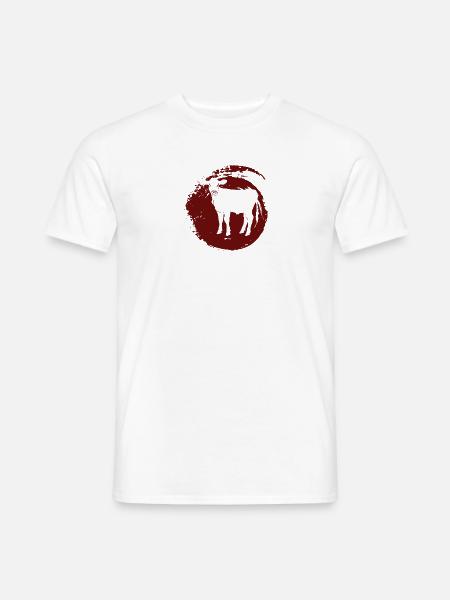Vegan Animal Rights Bio - Männer T-Shirt - Weiß