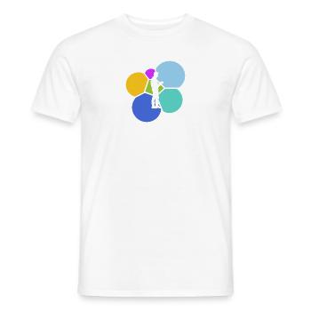 Buch Lesen Leseratte - Männer T-Shirt - Weiß - Vorne - AI Model Male 178 dark (178cm)