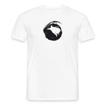 Wingsuit Fliegen Gleiter - Männer T-Shirt - Weiß - Vorne - AI Model Male 178 dark (178cm)