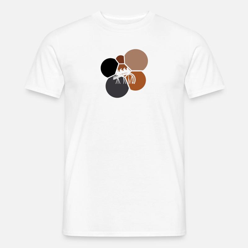 Rummel Achterbahn Riesenrad - Männer T-Shirt - Weiß
