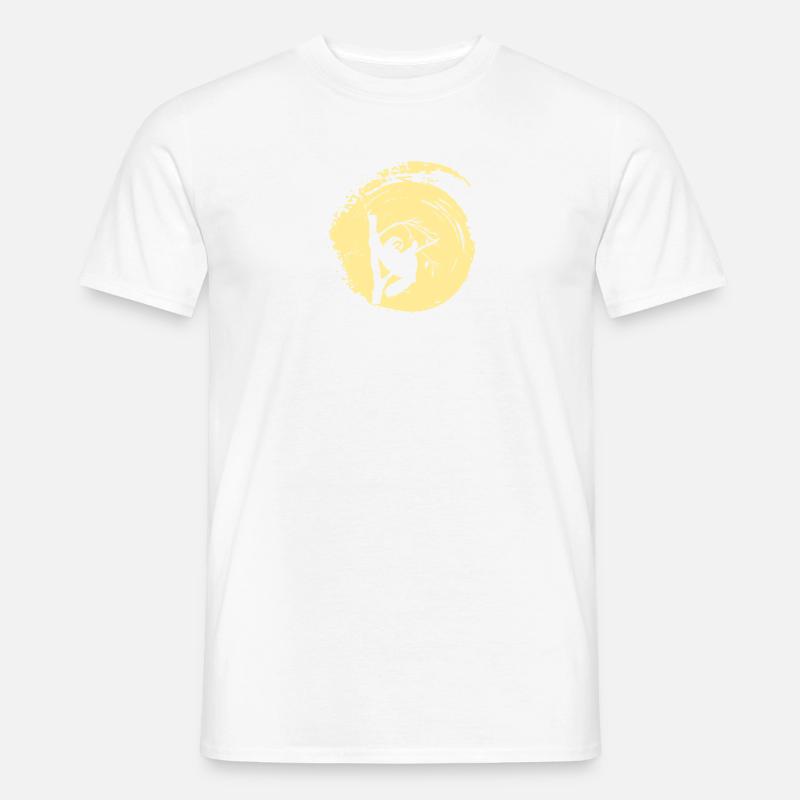 Faultier Chill - Männer T-Shirt - Weiß