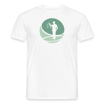 Juge Avocat - T-shirt homme - blanc - Devant - AI Model Male 178 dark (178cm)
