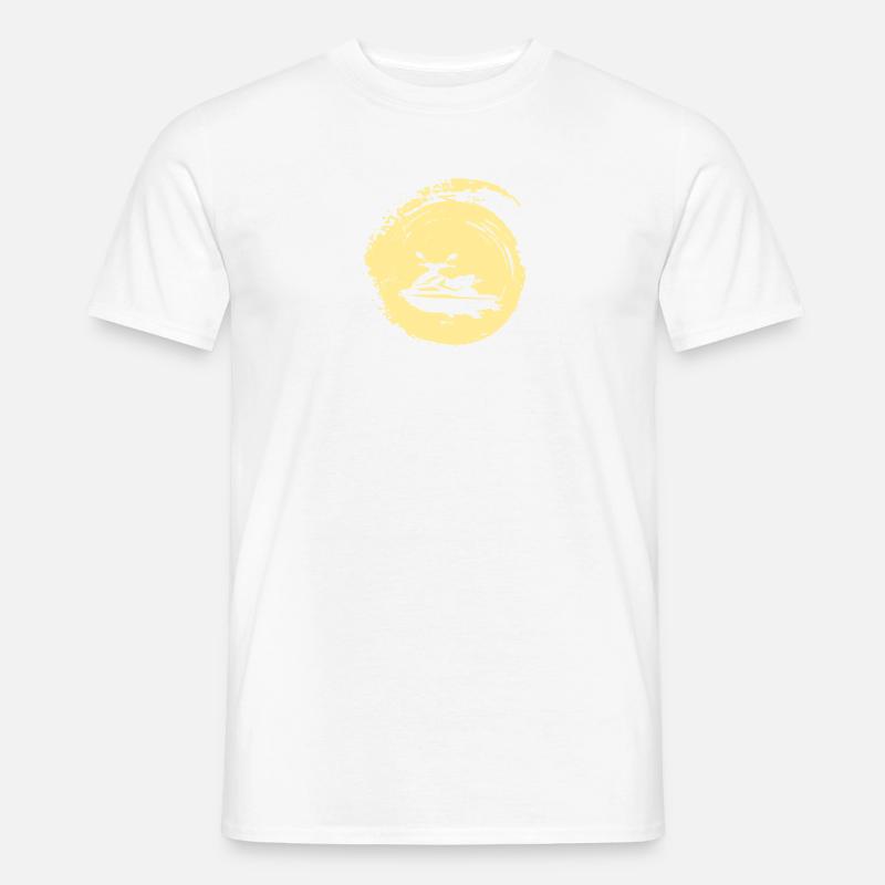 Jetski Boot Jet Ski - Männer T-Shirt - Weiß