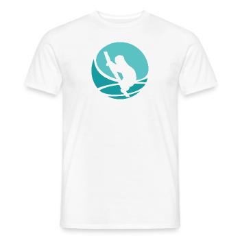 Rest Chill - Men's T-Shirt - white - Front - AI Model Male 178 dark (178cm)