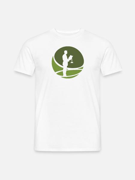 Gericht Absatz Behandlung - Männer T-Shirt - Weiß