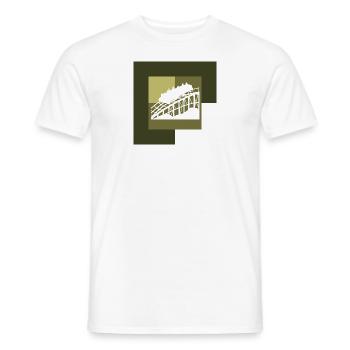 Grande roue, fête foraine, montagnes russes - T-shirt homme - blanc - Devant - AI Model Male 178 dark (178cm)