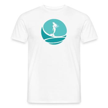 Fabelwesen Seekuh Marina - Männer T-Shirt - Weiß - Vorne - AI Model Male 178 dark (178cm)