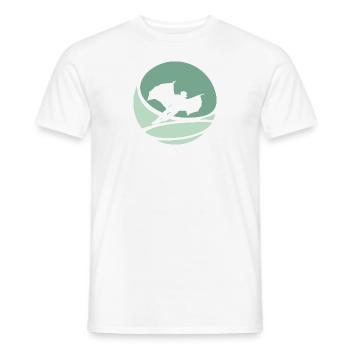 Wingsuit Gleiten Stuntman - Männer T-Shirt - Weiß - Vorne - AI Model Male 178 dark (178cm)