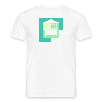 Camions de restauration rapide - T-shirt homme - blanc - Devant - AI Model Male 178 dark (178cm)