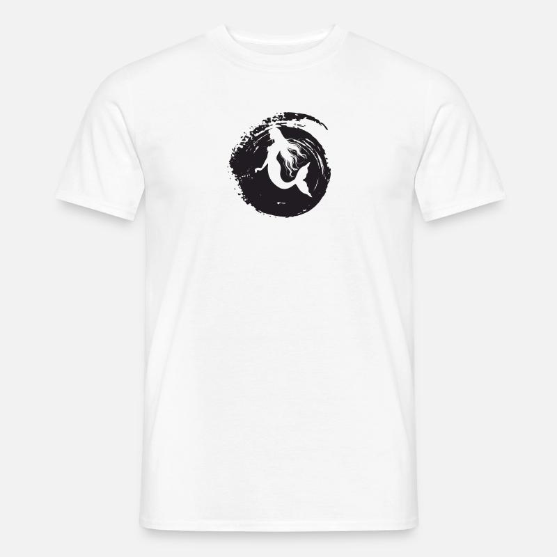 Manatee Aquarium Mythical Creatures - Men's T-Shirt - white