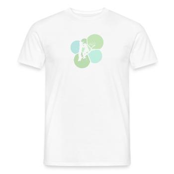 Singe grimpeur - T-shirt homme - blanc - Devant - AI Model Male 178 dark (178cm)