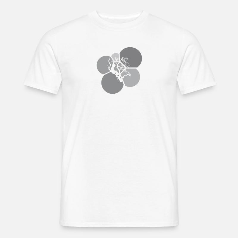 Baumklettern Kletterer - Männer T-Shirt - Weiß