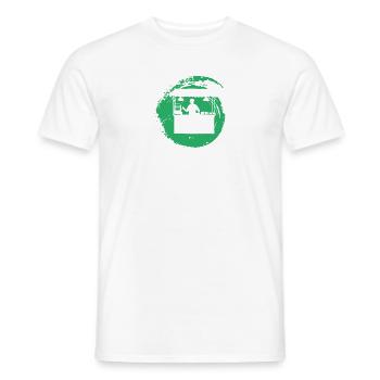 Food Truck Repas Restauration rapide - T-shirt homme - blanc - Devant - AI Model Male 178 dark (178cm)