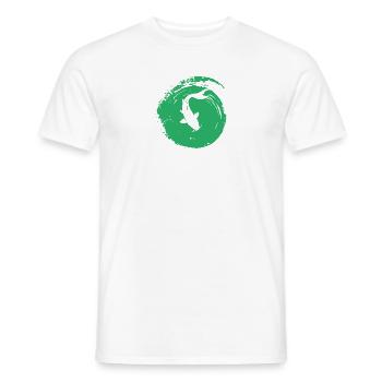 Koi Fisch Fischen - Männer T-Shirt - Weiß - Vorne - AI Model Male 178 dark (178cm)