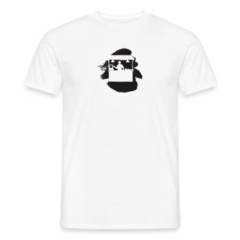 Foodtruck Fast Food Maaltijd - Heren T-shirt - wit - Voor - AI Model Male 178 dark (178cm)