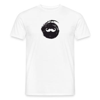 Moustache Ours Barbe - T-shirt homme - blanc - Devant - AI Model Male 178 dark (178cm)