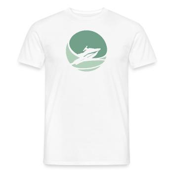 Water Ski Jet Ski - Men's T-Shirt - white - Front - AI Model Male 178 dark (178cm)