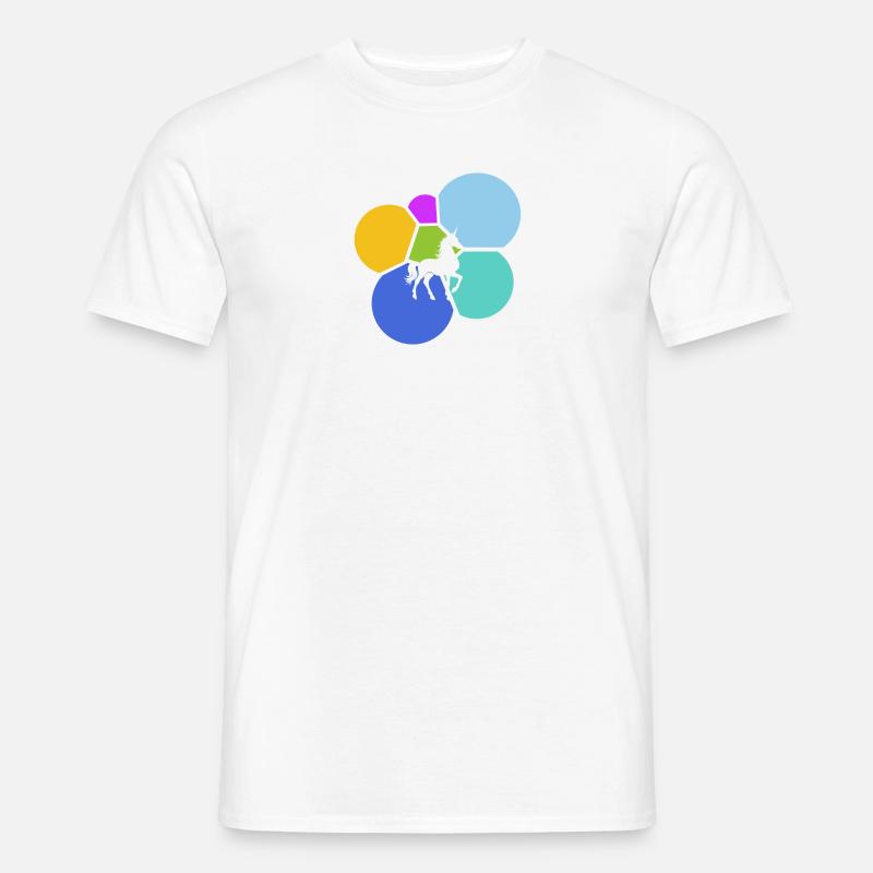 Fabel Pony Mythisch - Männer T-Shirt - Weiß