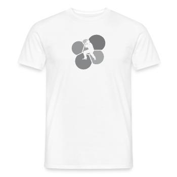 MC DJ Rapper - Men's T-Shirt - white - Front - AI Model Male 178 dark (178cm)