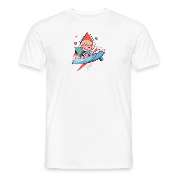 Surfer Surfen - Männer T-Shirt - Weiß - Vorne - AI Model Male 178 dark (178cm)