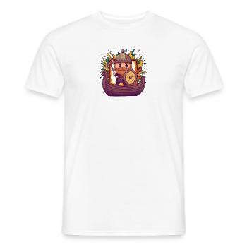 Wikinger Nordisch - Männer T-Shirt - Weiß - Vorne - AI Model Male 178 dark (178cm)