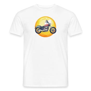 Dirtbike Motocross - Männer T-Shirt - Weiß - Vorne - AI Model Male 178 dark (178cm)