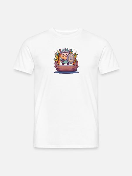 Wikinger Germanen Normanne - Männer T-Shirt - Weiß