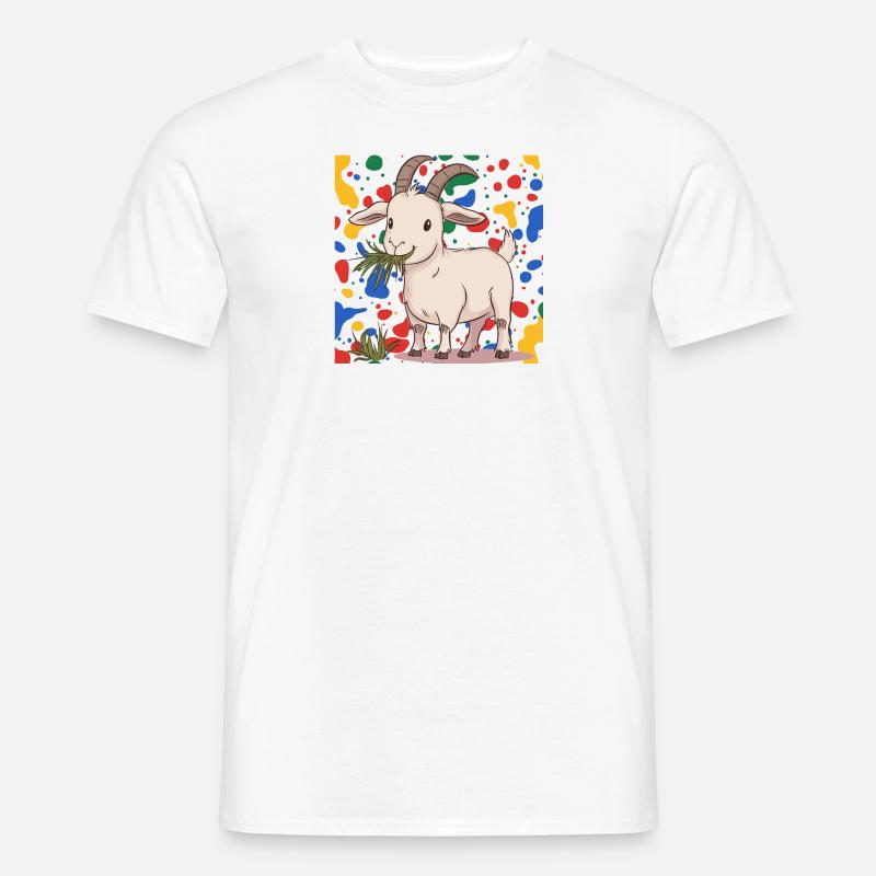 Koza Koza Koza - T-shirt męski - biały