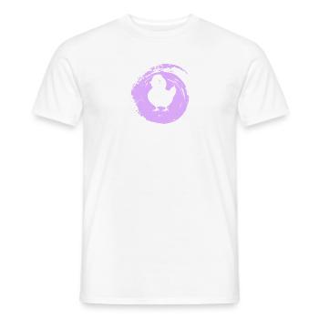 Huhn Kücken Ei - Männer T-Shirt - Weiß - Vorne - AI Model Male 178 dark (178cm)