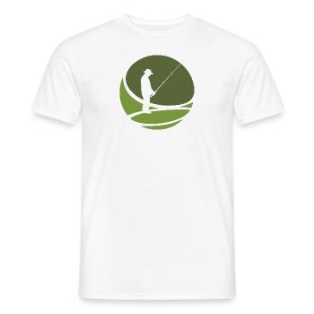 Fischen Fischerei - Männer T-Shirt - Weiß - Vorne - AI Model Male 178 dark (178cm)